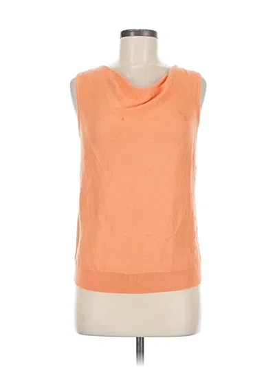 Pre-owned Chico's Sweater Vest In Orange