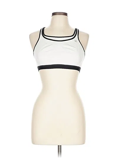 Pre-owned Champion Tank Top Ivory Halter Neckline Tops In White