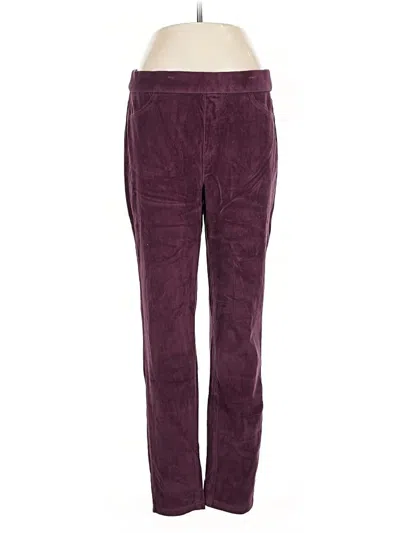 Pre-owned Gloria Vanderbilt Casual Pants In Burgundy
