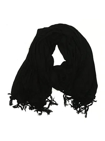 Pre-owned Lotus Scarf In Black