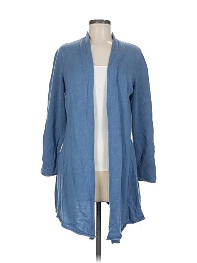Pre-owned Chico's Cardigan Sweater In Blue