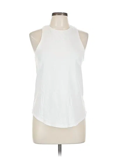 Pre-owned Ethika Tank Top White Halter Neckline Tops