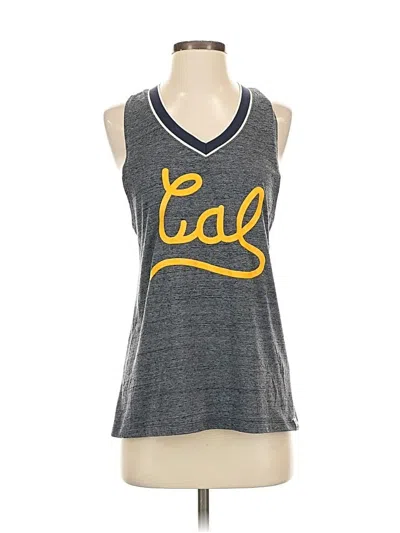 Pre-owned Under Armour Tank Top Gray Halter Neckline Tops