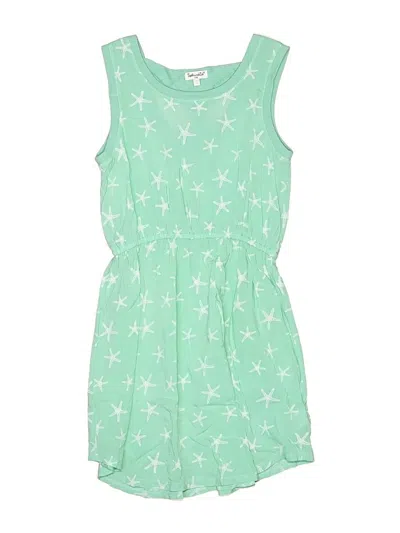 Pre-owned Splendid Kids' Dress In Green