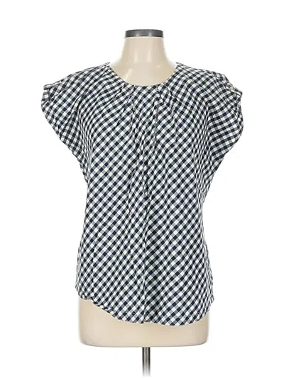 Pre-owned Woolrich Short Sleeve Blouse In Gray