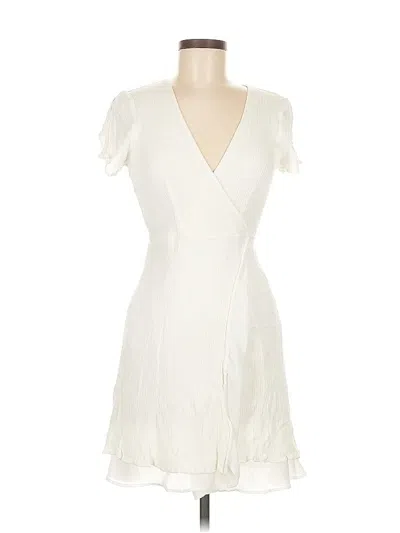 Pre-owned Lulus Cocktail Dress In White
