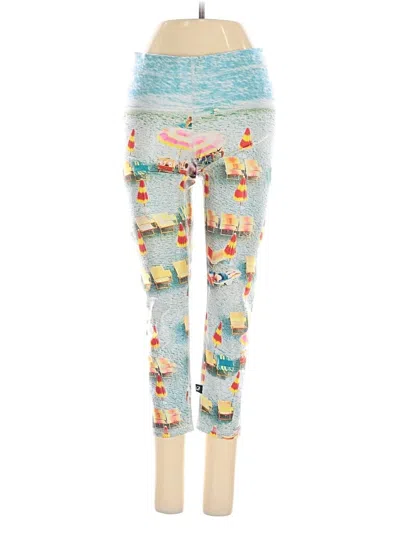 Pre-owned Terez Leggings In Blue