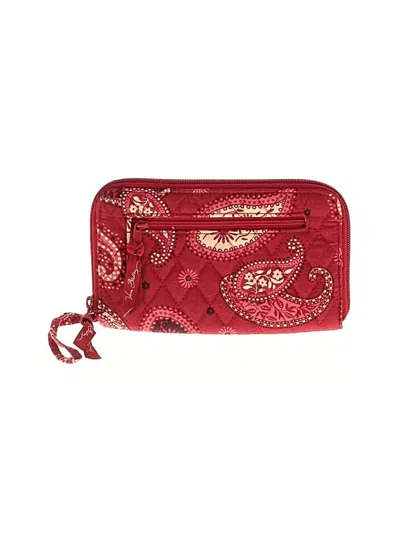 Pre-owned Vera Bradley Wristlet In Red