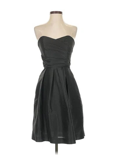 Pre-owned Alfred Sung Cocktail Dress In Gray