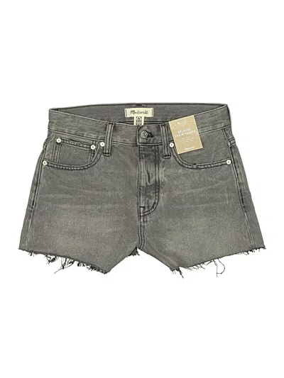 Madewell Denim Shorts In Gray