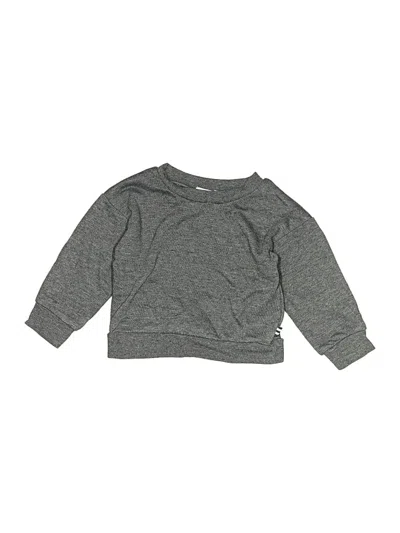 Pre-owned Splendid Babies' Long Sleeve T-shirt In Gray