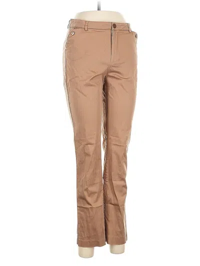 Pre-owned Massimo Dutti Khaki Pant In Brown