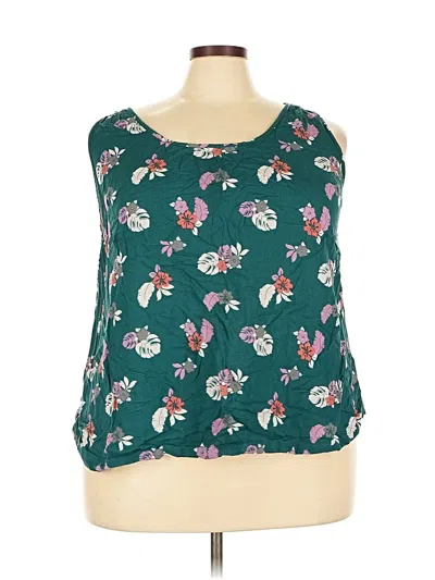 Pre-owned Evri Sleeveless Blouse In Blue