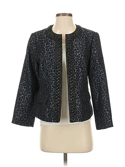 Pre-owned Chico's Blazer Jacket In Gray