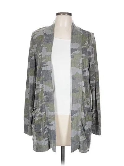 Pre-owned Market & Spruce Cardigan Sweater In Gray