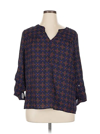 Pre-owned Skies Are Blue 3/4 Sleeve Blouse In Blue