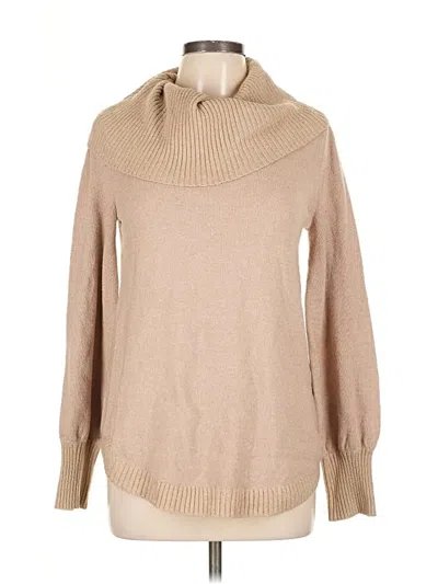 Pre-owned Tahari Turtleneck Sweater In Brown