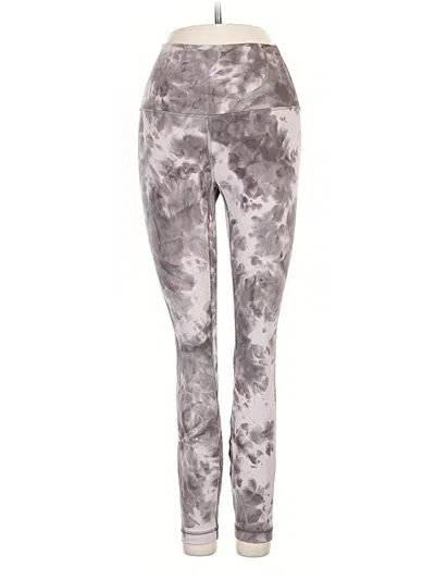 Pre-owned Lululemon Athletica Active Pants In Gray