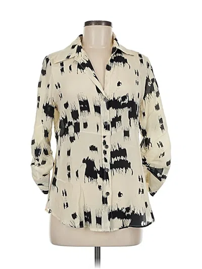 Pre-owned Fifteen Twenty 3/4 Sleeve Button Down Shirt In White