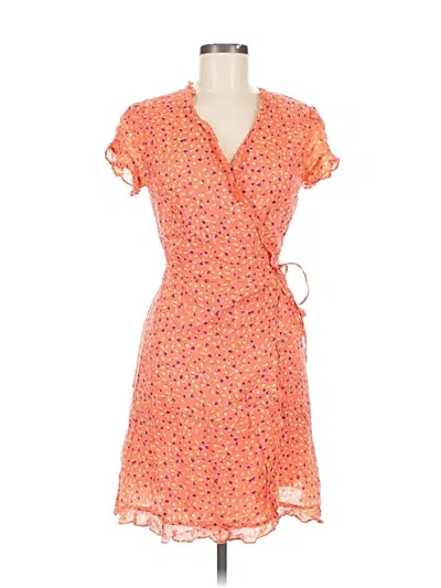 Pre-owned Jessica Simpson Casual Dress In Orange