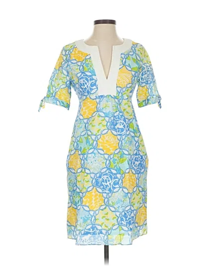 Pre-owned Lilly Pulitzer Cocktail Dress In Blue