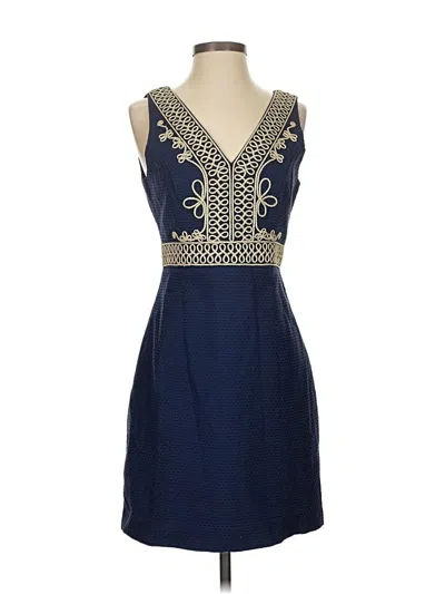 Pre-owned Lilly Pulitzer Cocktail Dress In Blue