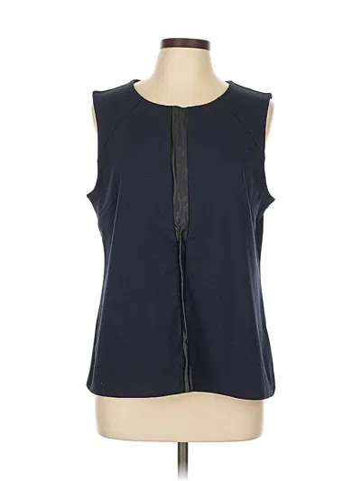Pre-owned Banana Republic Factory Store Sleeveless Blouse In Blue