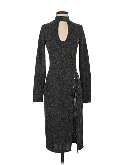 Pre-owned Venus Cocktail Dress In Gray