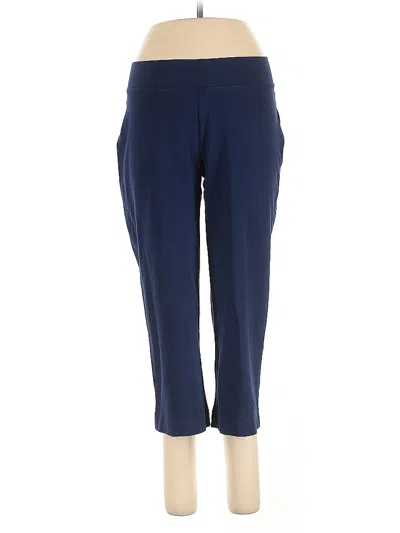 Pre-owned Lands' End Active Pants In Blue