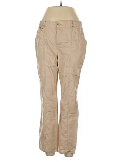 Pre-owned Liz Claiborne Khaki Pant In Brown