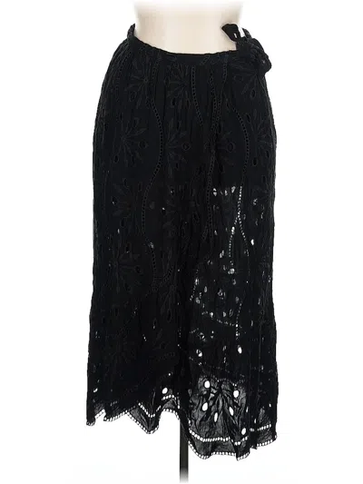 Pre-owned Maeve By Anthropologie Formal Skirt In Black