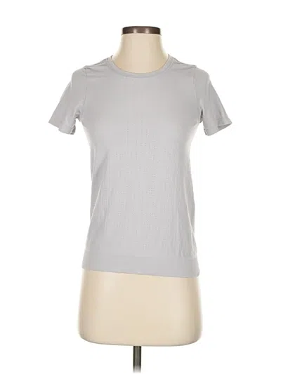 Pre-owned Athleta Short Sleeve T-shirt In Gray