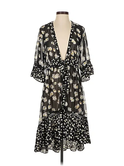 Pre-owned Cabi Kimono In Black