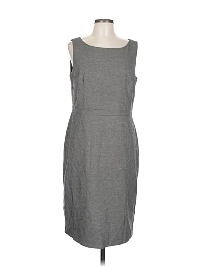 Pre-owned Ann Taylor Casual Dress In Gray