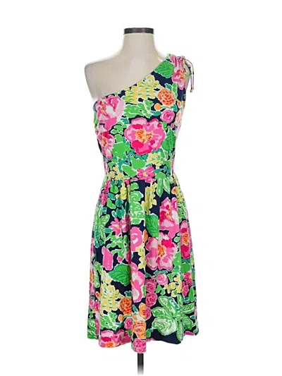 Pre-owned Lilly Pulitzer Cocktail Dress In Green