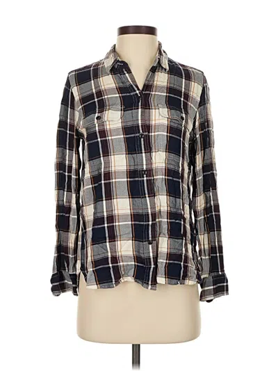 Pre-owned Madewell Long Sleeve Button Down Shirt In White