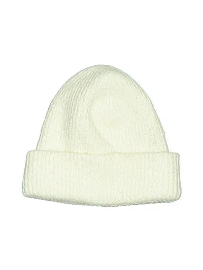 Pre-owned Zara Beanie Hat In White