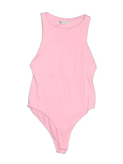 Pre-owned Zara Bodysuit In Pink