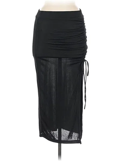 Pre-owned Noisy May Casual Skirt In Black