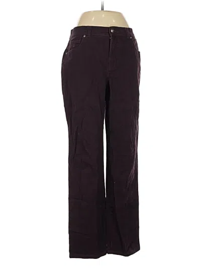 Pre-owned Gloria Vanderbilt Jeans In Burgundy