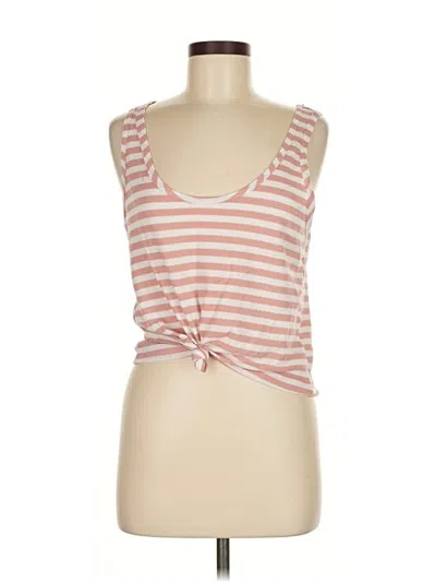 Pre-owned Fore Tank Top Pink Strapless Neckline Tops