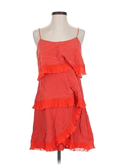 Pre-owned Bcbgmaxazria Cocktail Dress In Orange