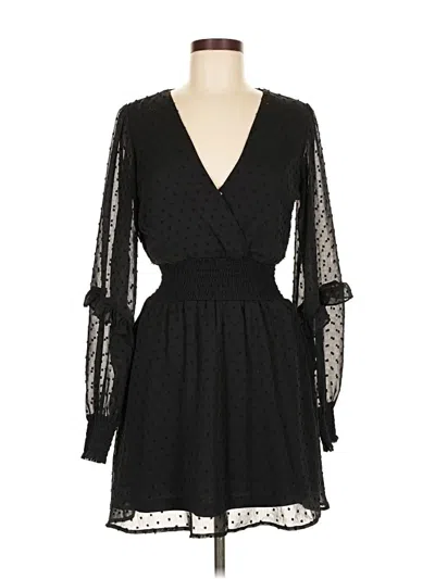 Pre-owned Stradivarius Cocktail Dress In Black