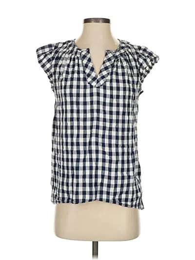 Pre-owned St. John's Bay Sleeveless Blouse In Blue