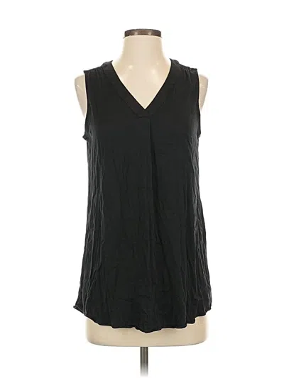 Pre-owned Soma Sleeveless Blouse In Black