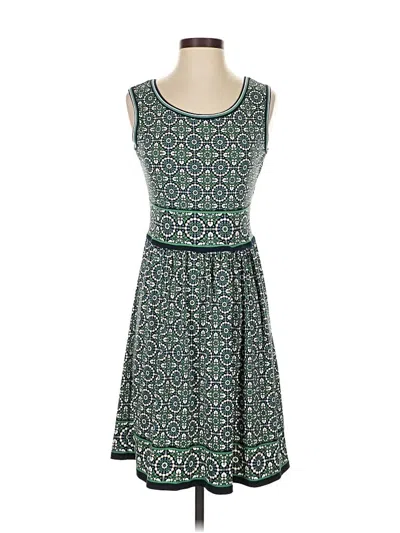 Pre-owned Max Studio Casual Dress In Green