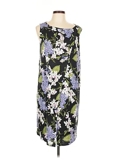 Pre-owned Jjill Casual Dress In Green