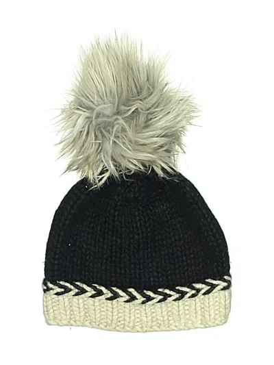 Pre-owned Rebecca Beanie Hat In Black