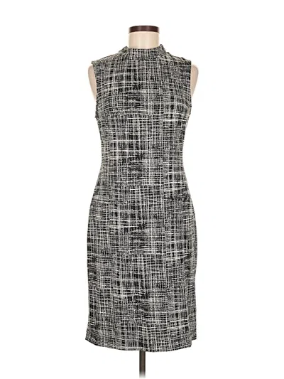 Pre-owned Sharagano Casual Dress In Gray