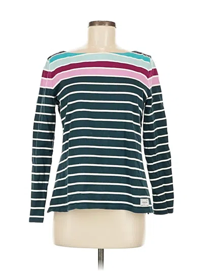 Pre-owned Talbots Long Sleeve T-shirt In Blue